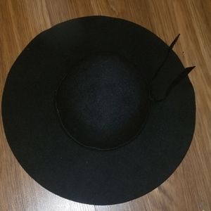Black Wool Dress Hat